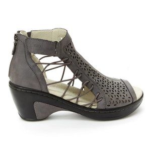 JBU by Jambu Women's Nelly Wedge Sandals, Gray, Size 8